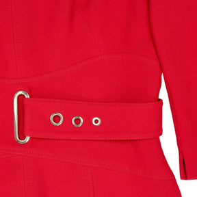 Karen Millen Red Belted Dress