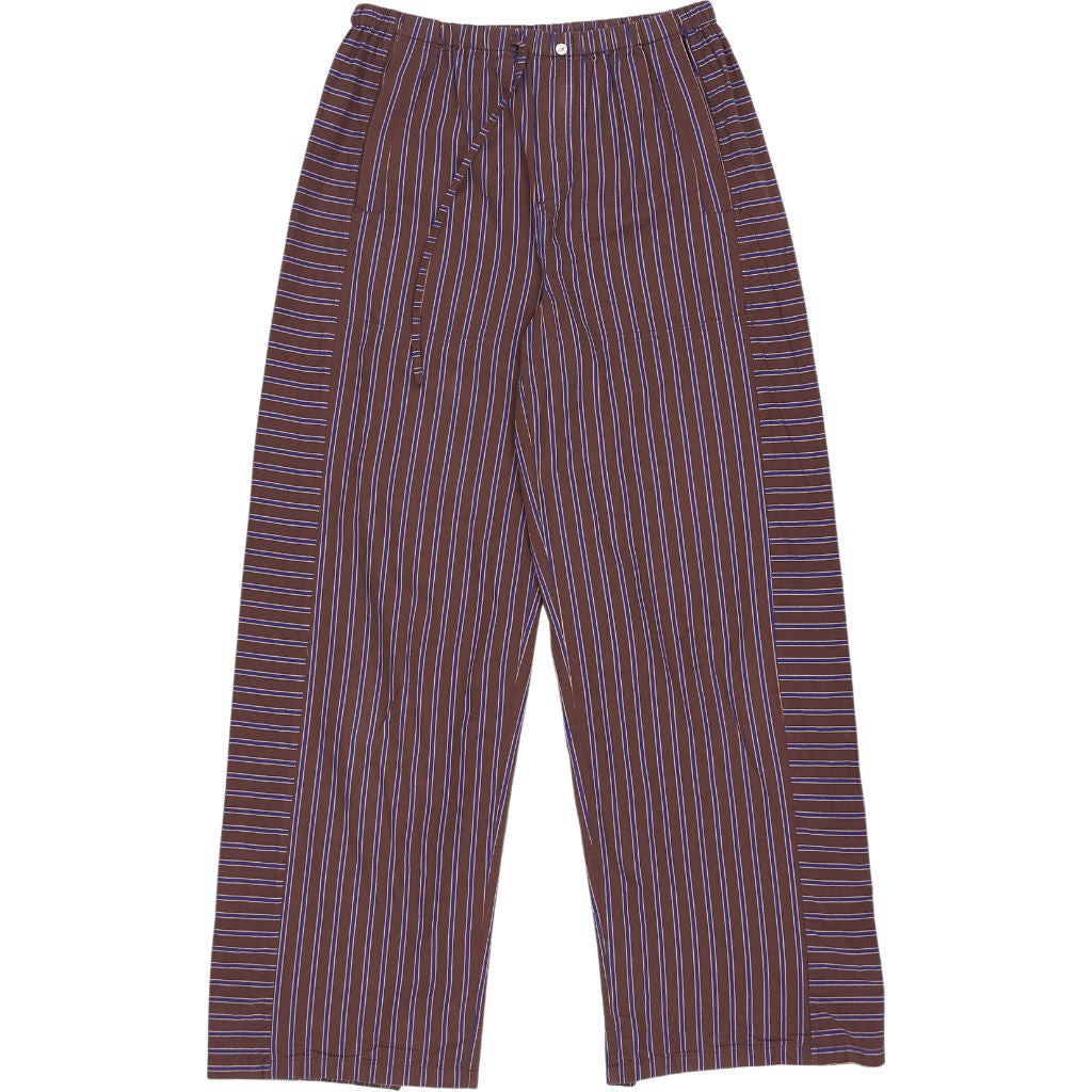 Hush Chocolate Stripe Cotton Trousers
