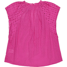 Hush Pink Katy Cutwork Top