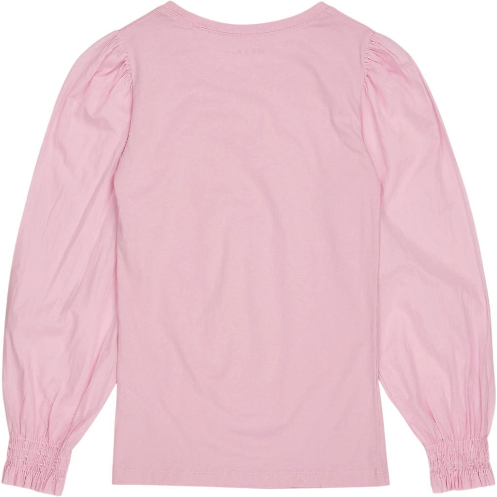 NRBY Pink Cotton Crew Top