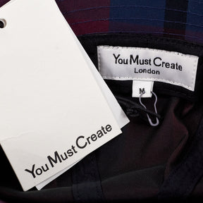 You Must Create Blue Red Bucket Hat