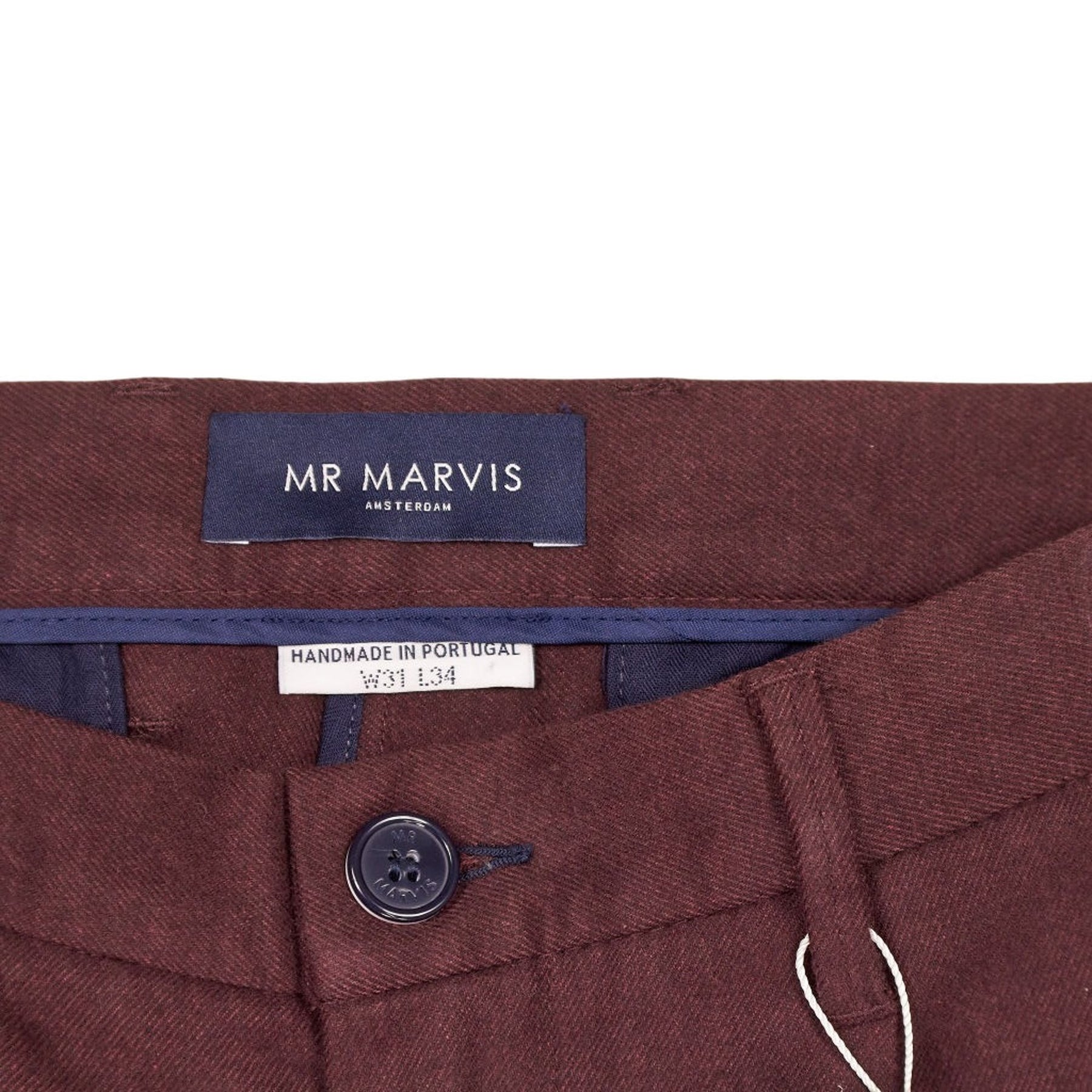 Mr Marvis Burgundy Trousers