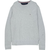 Tommy Hilfiger Grey Cotton Silk Jumper L