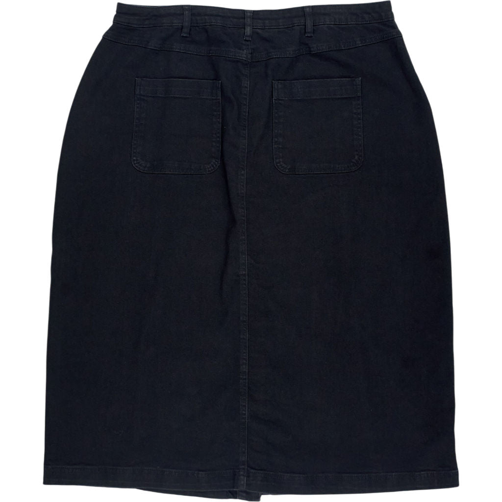 Seasalt Black Organic Cotton Ambrosel Skirt