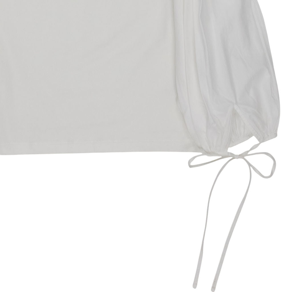 Mother of Pearl White Organic Cotton Top L