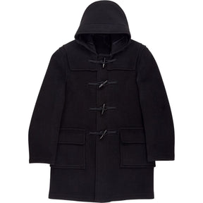 Gloverall Black Wool Duffle Coat