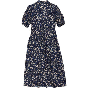 Wyse Blue Floral Midi Dress