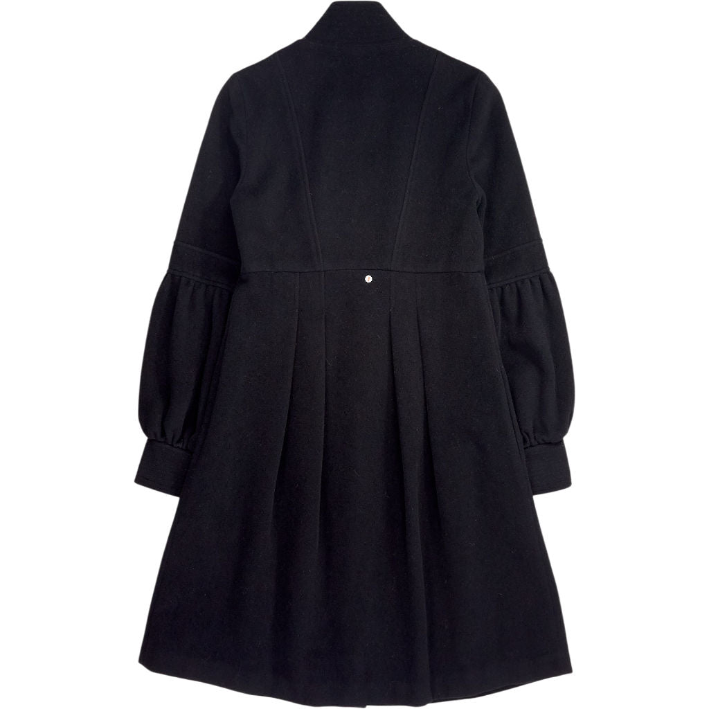 Diane Von Furstenberg Black Quinnie Coat