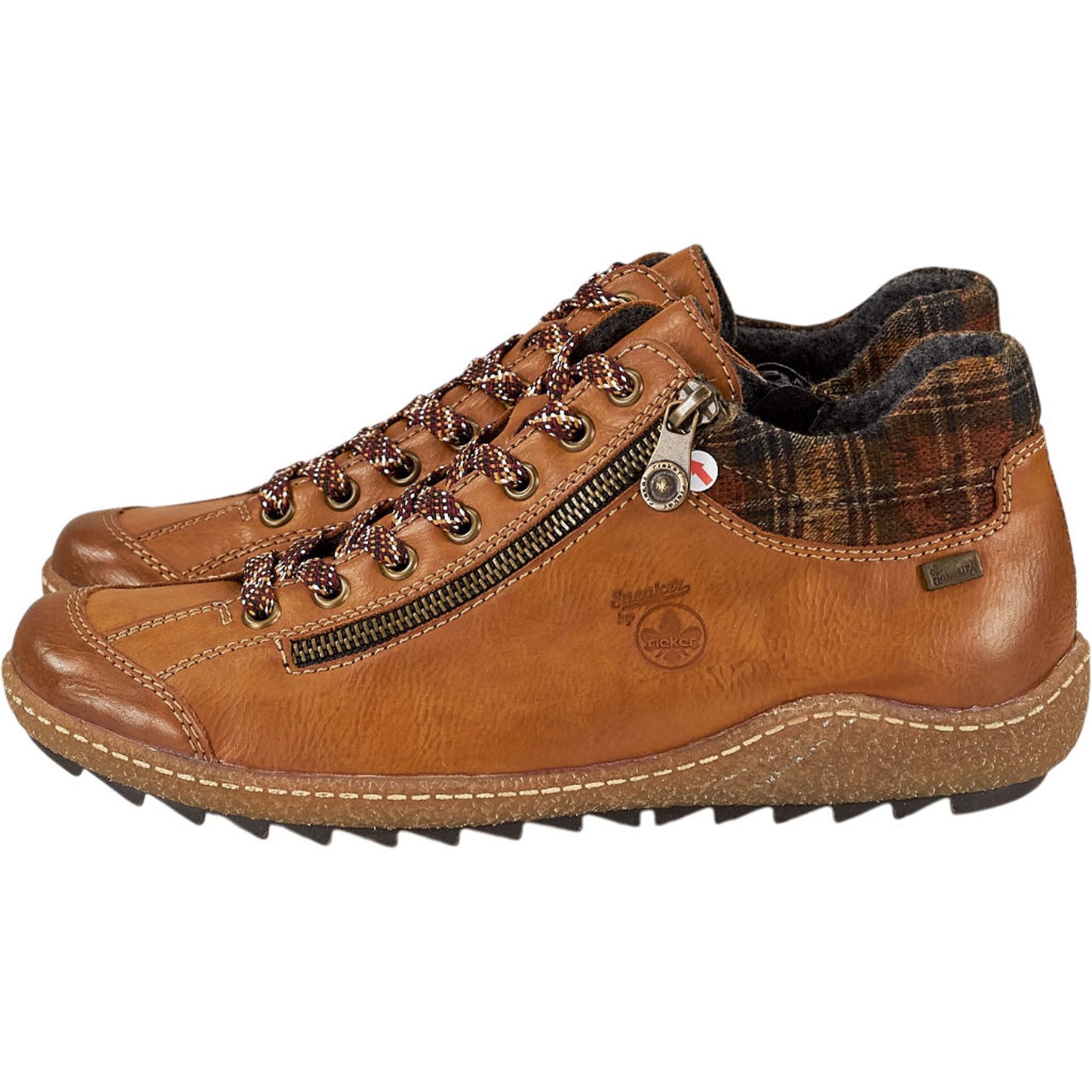 Rieker Brown Leather Ankle Boots