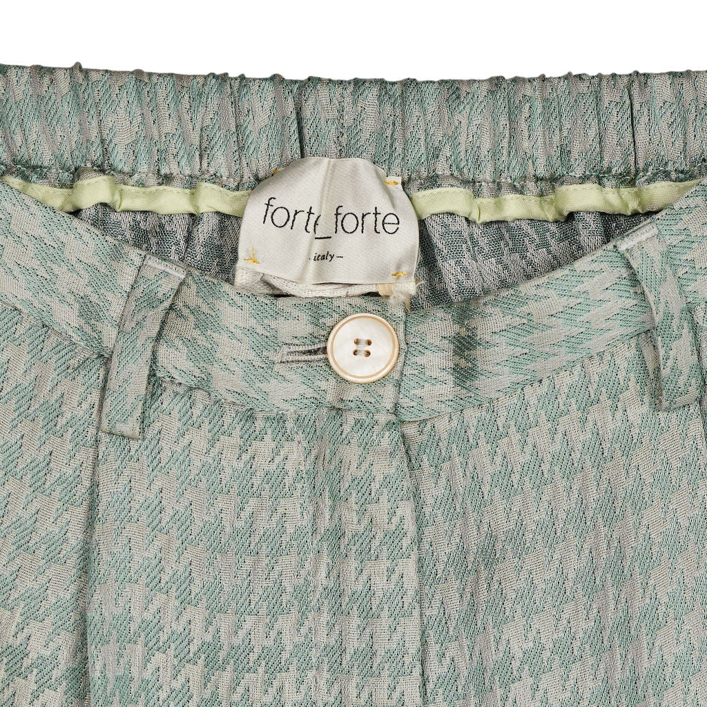 Forte Forte Green Jacquard Trousers