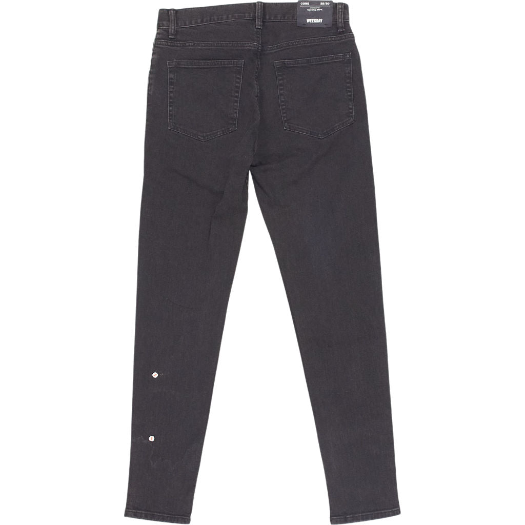 Weekday Black Cone Tapered Jeans