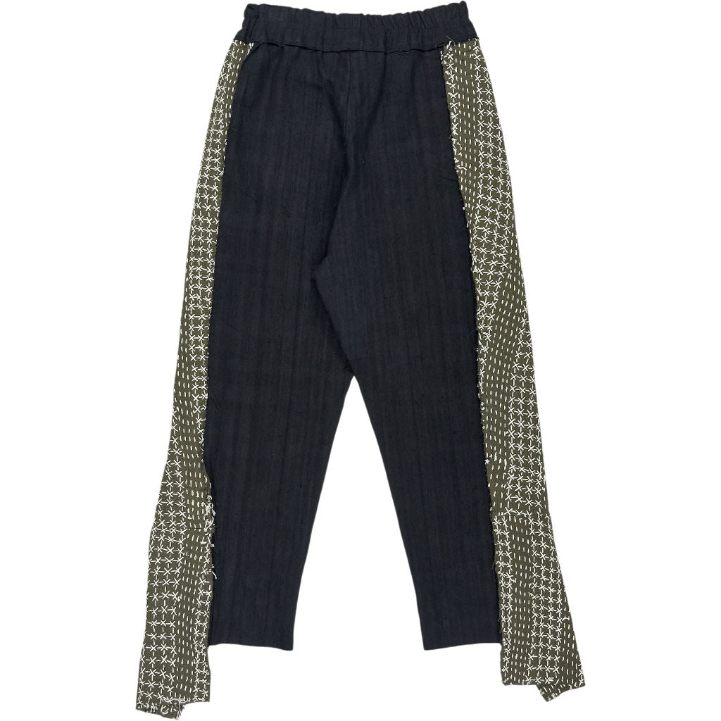 By Walid Black Camo SALLY Trousers