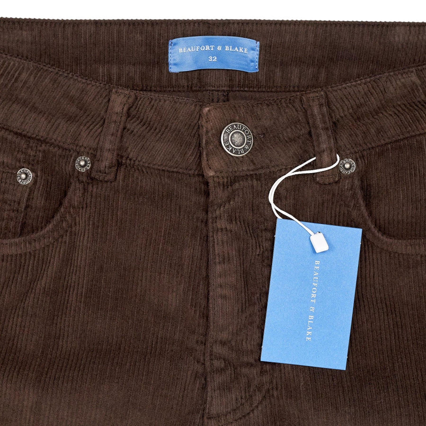 Beaufort & Blake Brown Corduroy Trousers