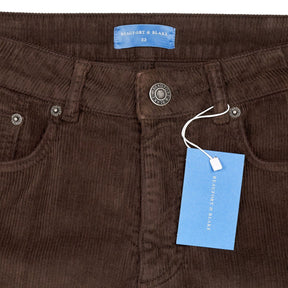 Beaufort & Blake Brown Corduroy Trousers