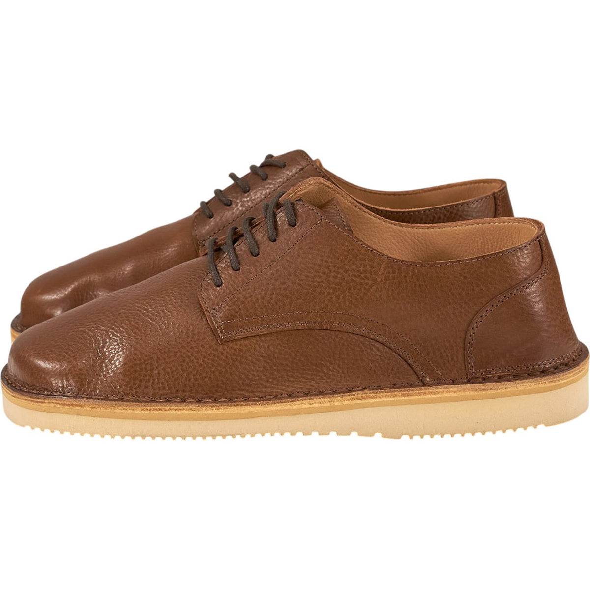 Fracap Brown Leather Shoes