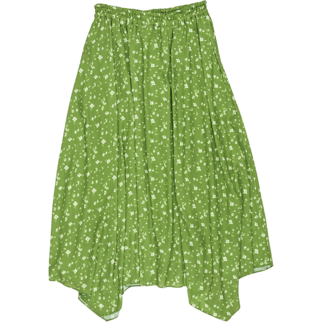 Hush Green Ditsy Floral Chiffon Skirt