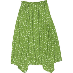 Hush Green Ditsy Floral Chiffon Skirt