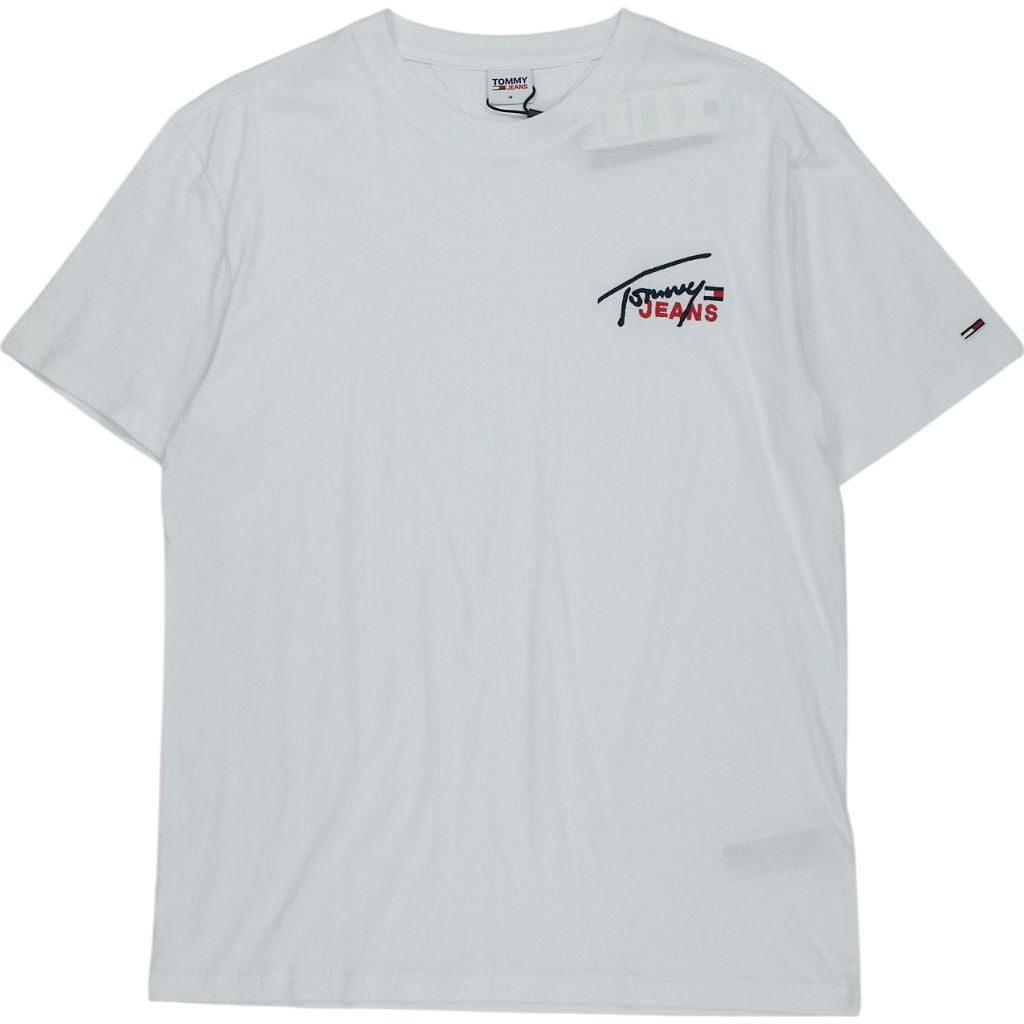 Tommy Jeans White Logo T-Shirt