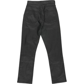 Wyse Bottle Green Audrey Coated Jeans