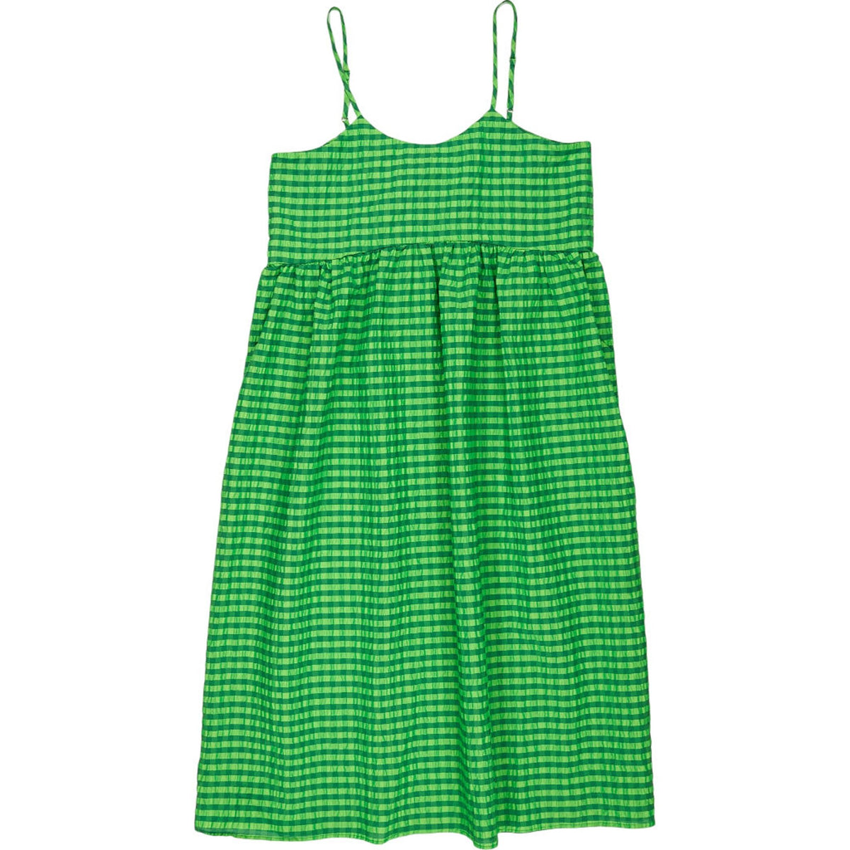 OMNES Green Strappy Dress