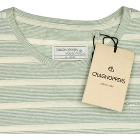 Craghoppers Aloe Green Striped T-Shirt