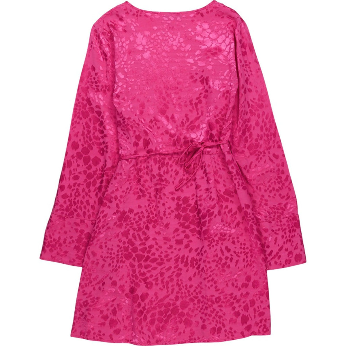 OMNES Pink Wrap Dress