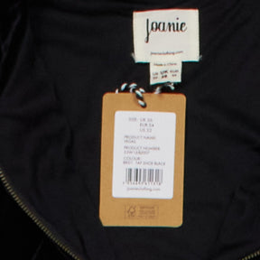 Joanie Black Velour Jumpsuit