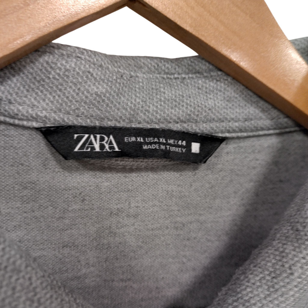 Zara Grey Overshirt Button-Up