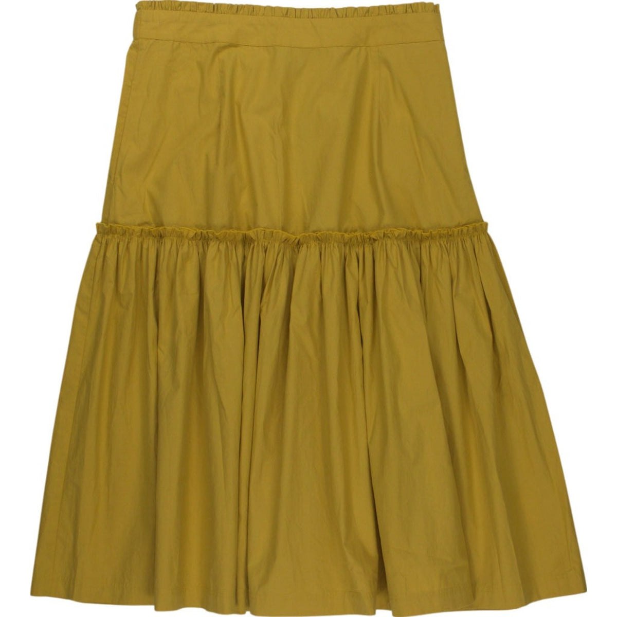 WYSE Yellow Tiered Skirt