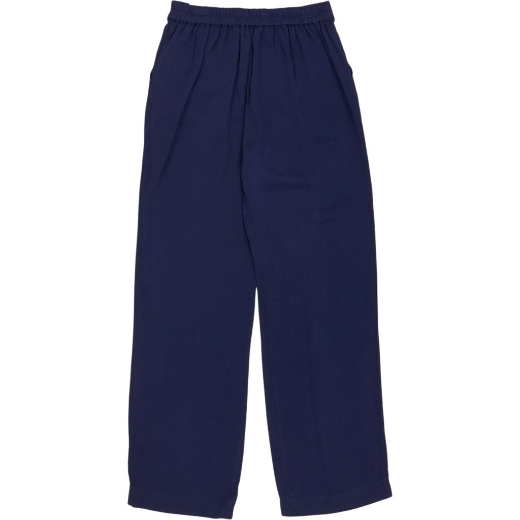 NRBY Navy Viscose Drawstring Trousers