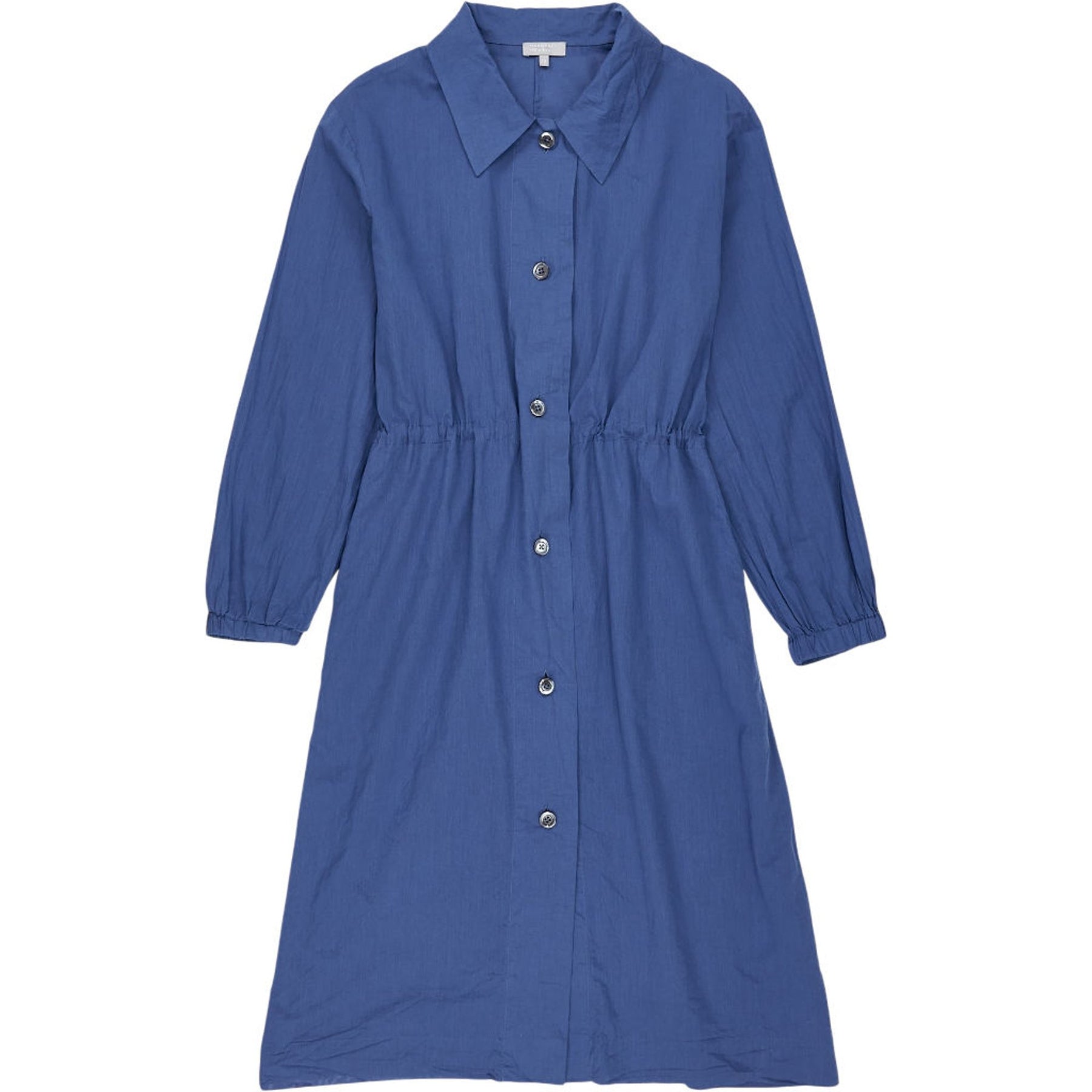 Margaret Howell Blue Button-Up Dress