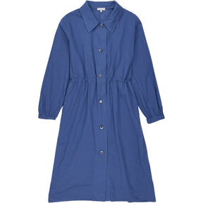 Margaret Howell Blue Button-Up Dress
