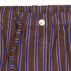 Hush Chocolate Stripe Cotton Trousers