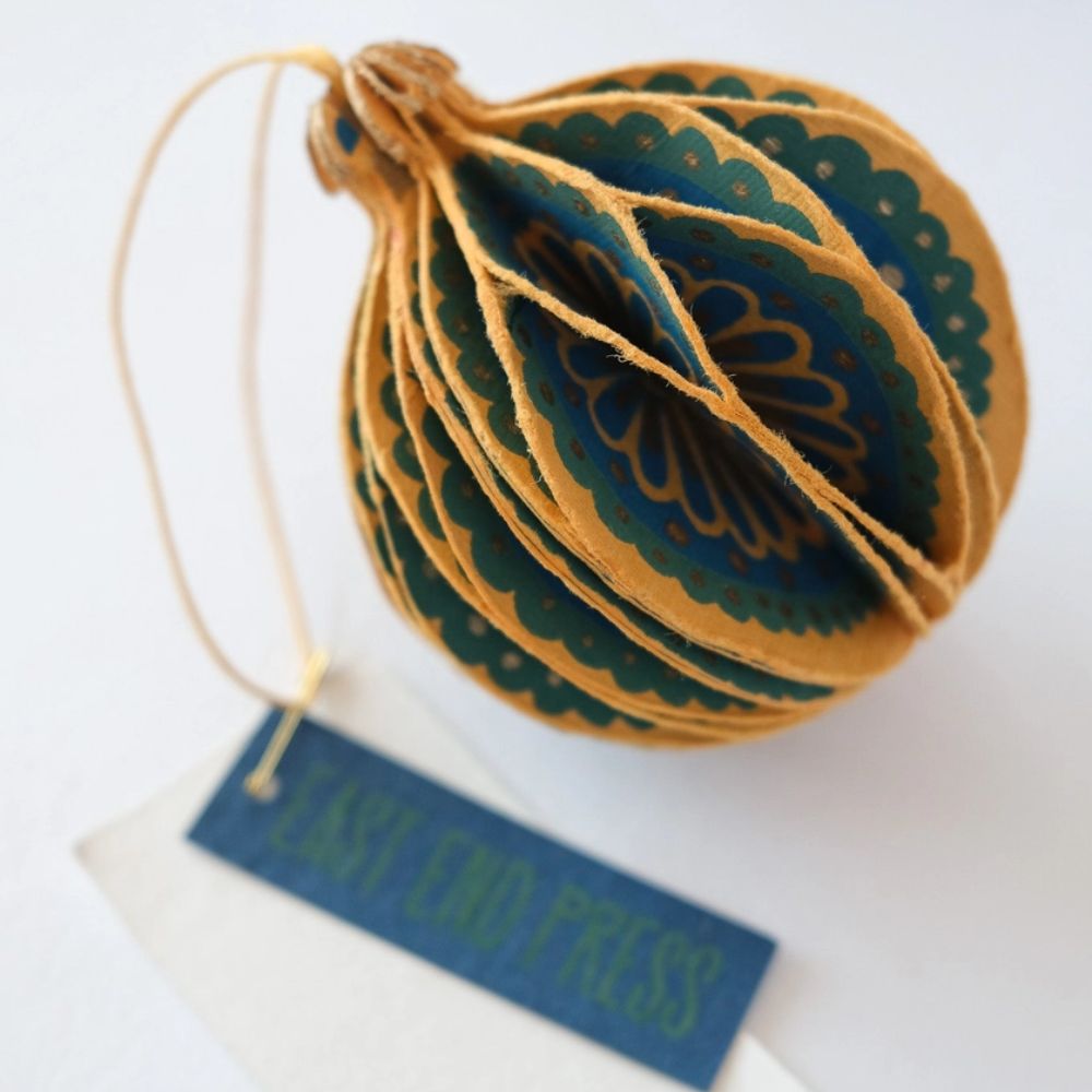 Honeycomb Bauble - 3 individual colours