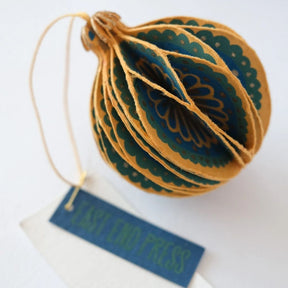 Honeycomb Bauble - 3 individual colours