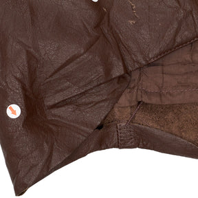 Vintage Pia Rucci Brown Leather Studded Jacket