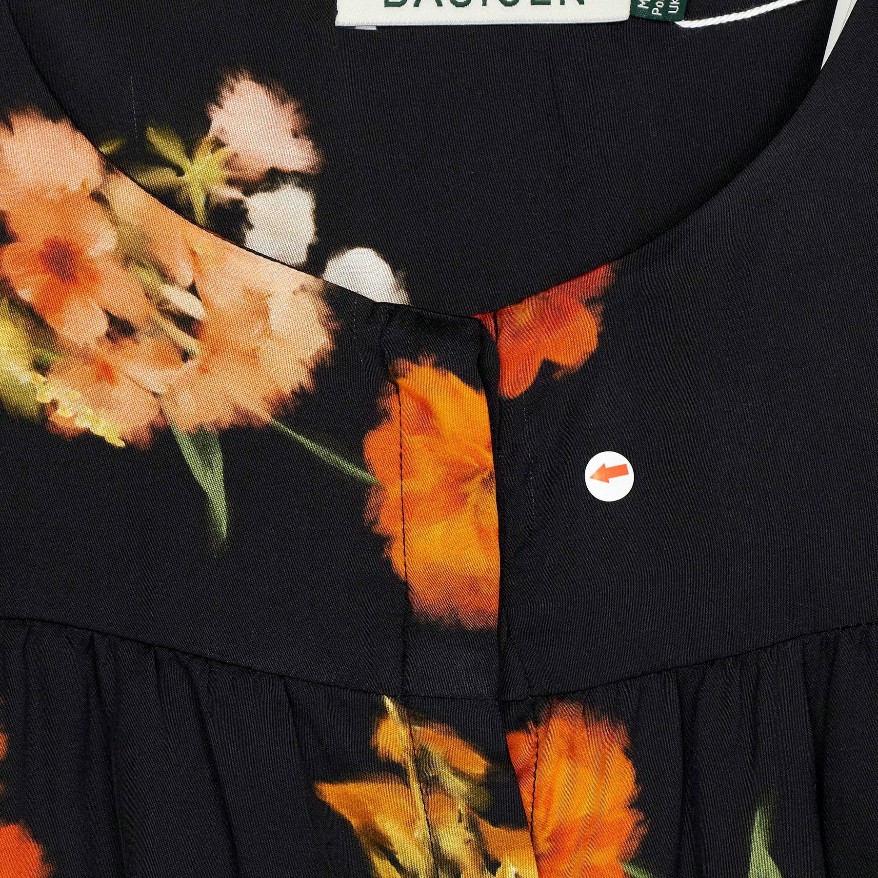 Baukjen Black Floral Spring Micah Printed Blouse