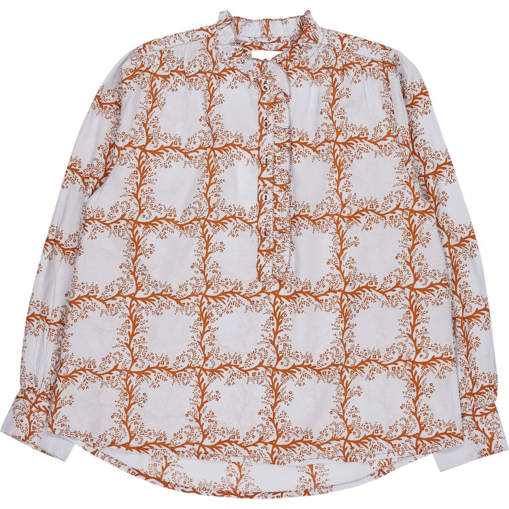 Bonte Ice Blue Patterned Anais Shirt