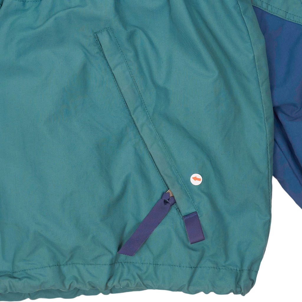 Patagonia Teal Hooded Outdoor Jacket