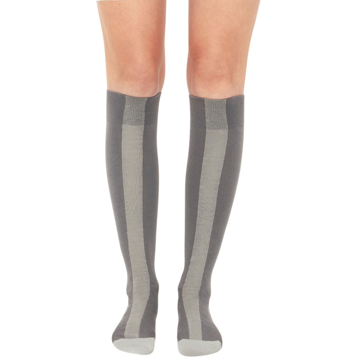 Amari-Amar Grey Knee High Socks