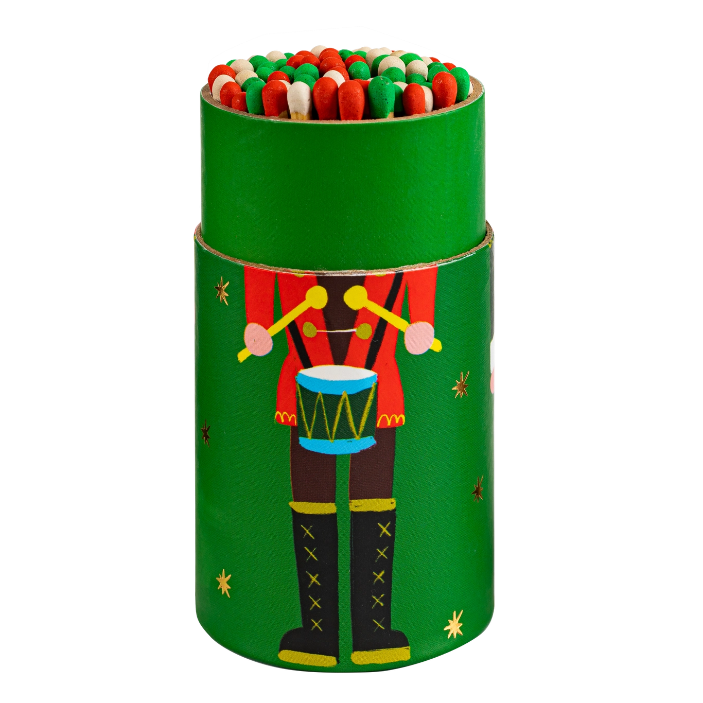 Christmas Cylinder Matches - 4 designs