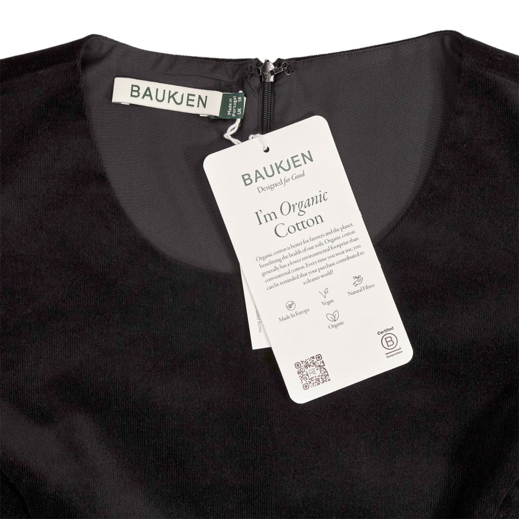 Baukjen Black Adela Peplum Top