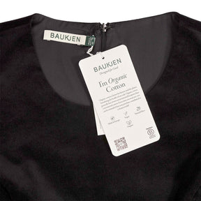 Baukjen Black Adela Peplum Top