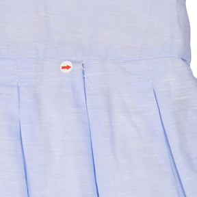Casey Blue Cotton Blend Dress