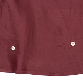 Baukjen Burgundy Cathy Satin Midi Dress