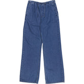 Hush Blue Tie Wasi Wide Leg Trousers