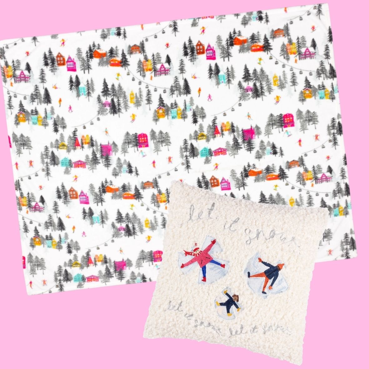 Let It Snow Cushion Cover