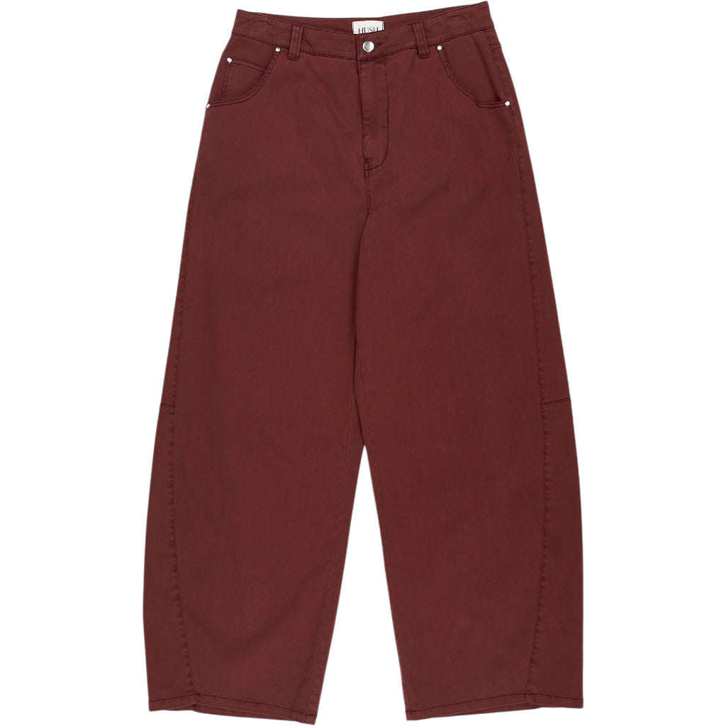 Hush Brown Bree Barrel Trousers