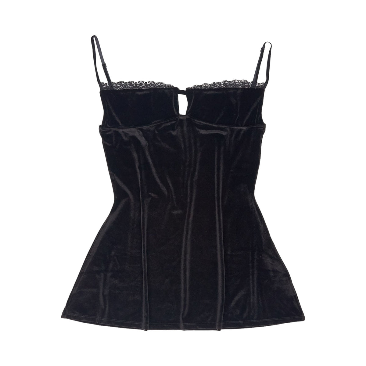 Motel Black Velvet Duri Dress