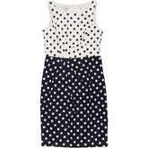 Hobbs Black White Polka Dot Dress
